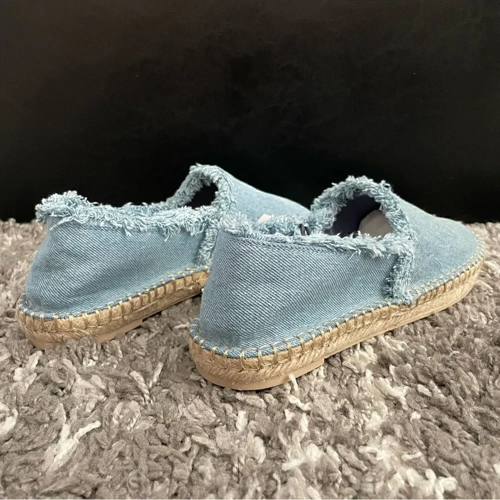 NWT Zara Denim Espadrilles